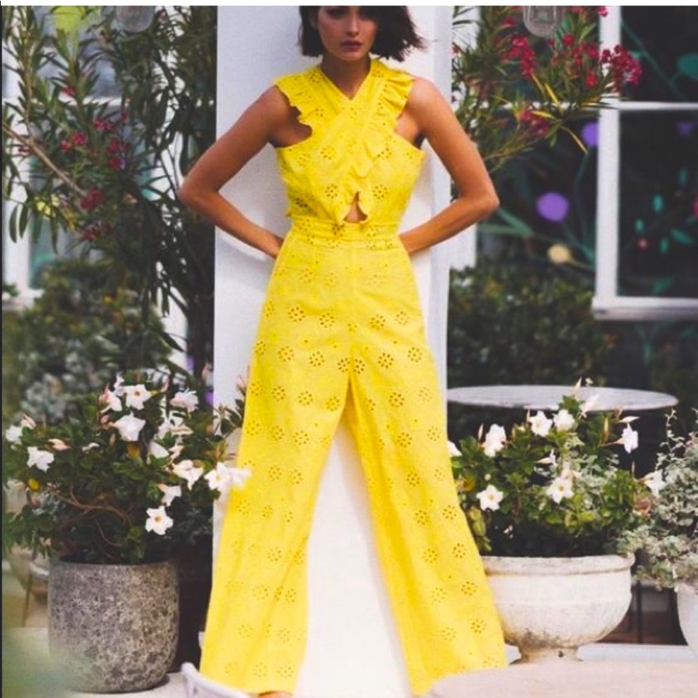 Alice McCall Limonada Eyelet Jumpsuit Size 2
